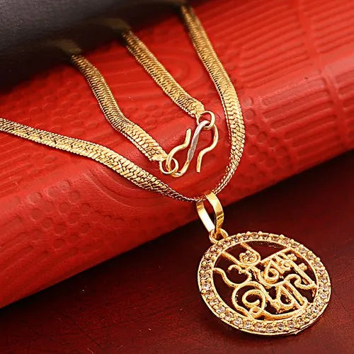 Rhodium Polished Pendant