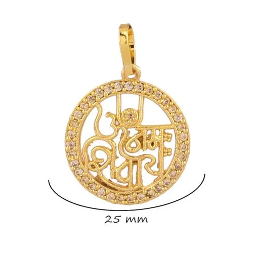 Rhodium Polished Pendant