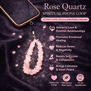 Rose Quartz Spiritual Phone Loop - GOOD HABITSS