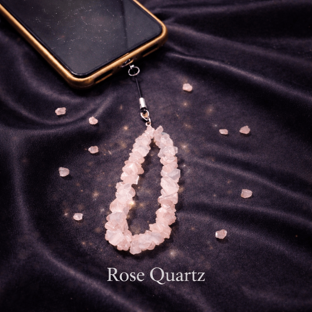 Rose Quartz Spiritual Phone Loop - GOOD HABITSS