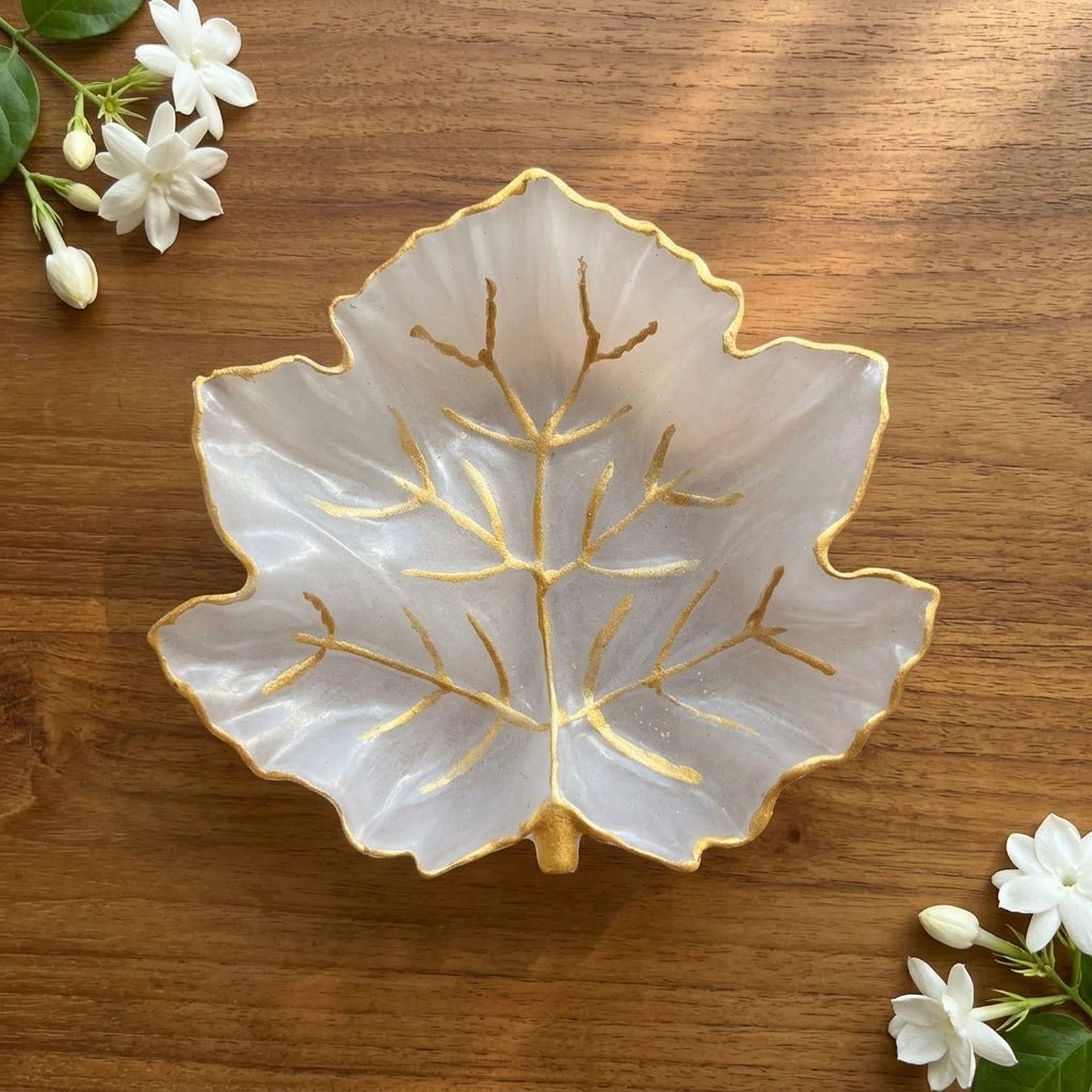 Selenite Flower Tray - GOOD HABITSS