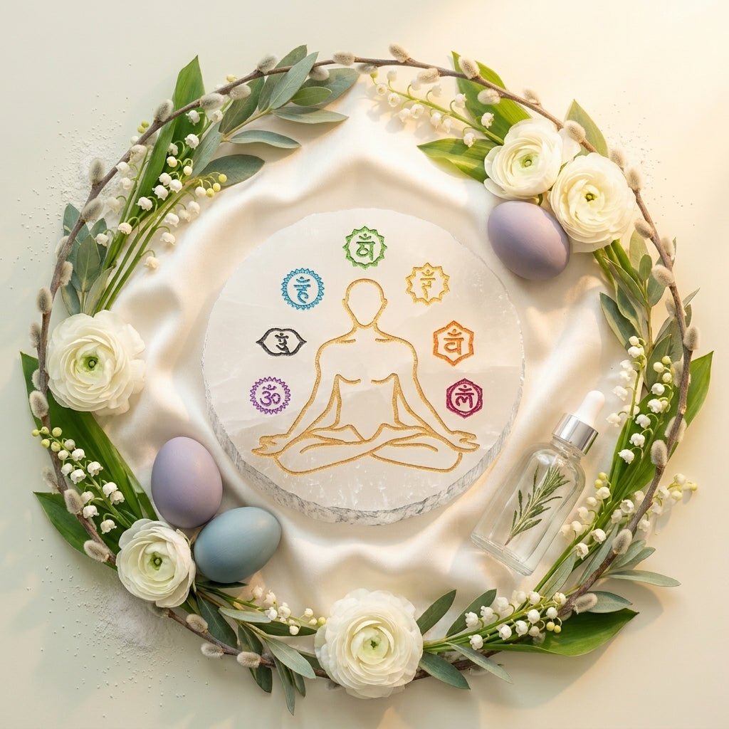 Selenite Motif Plate – Decorative Traditional Symbol