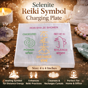 Selenite Reiki Symbol Charging Plate - GOOD HABITSS