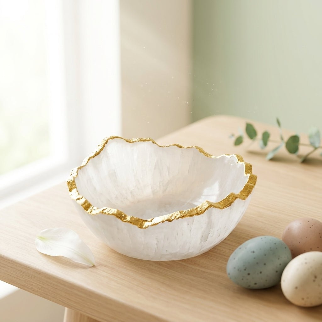 Selenite Round Bowl - GOOD HABITSS