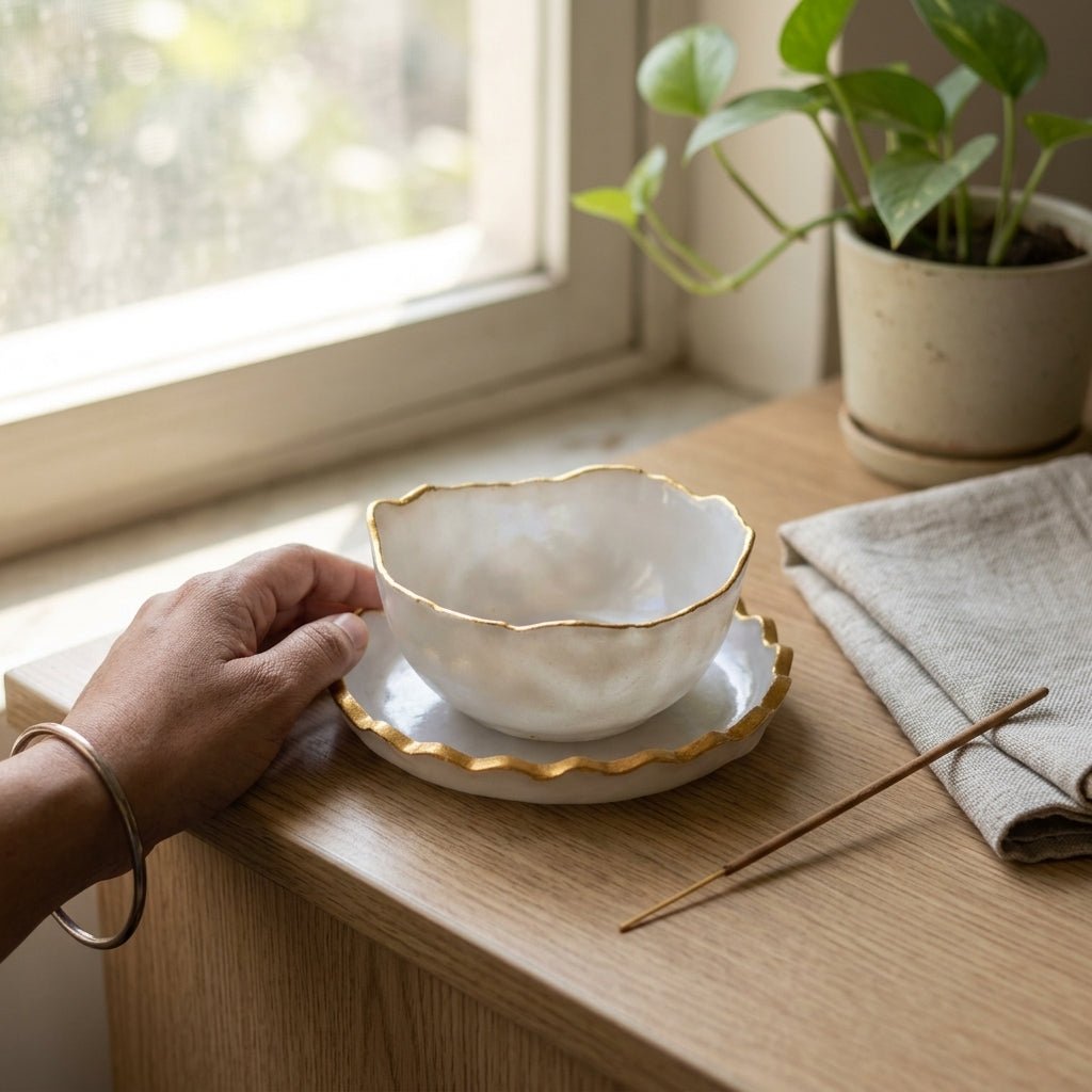 Selenite Round Bowl - GOOD HABITSS
