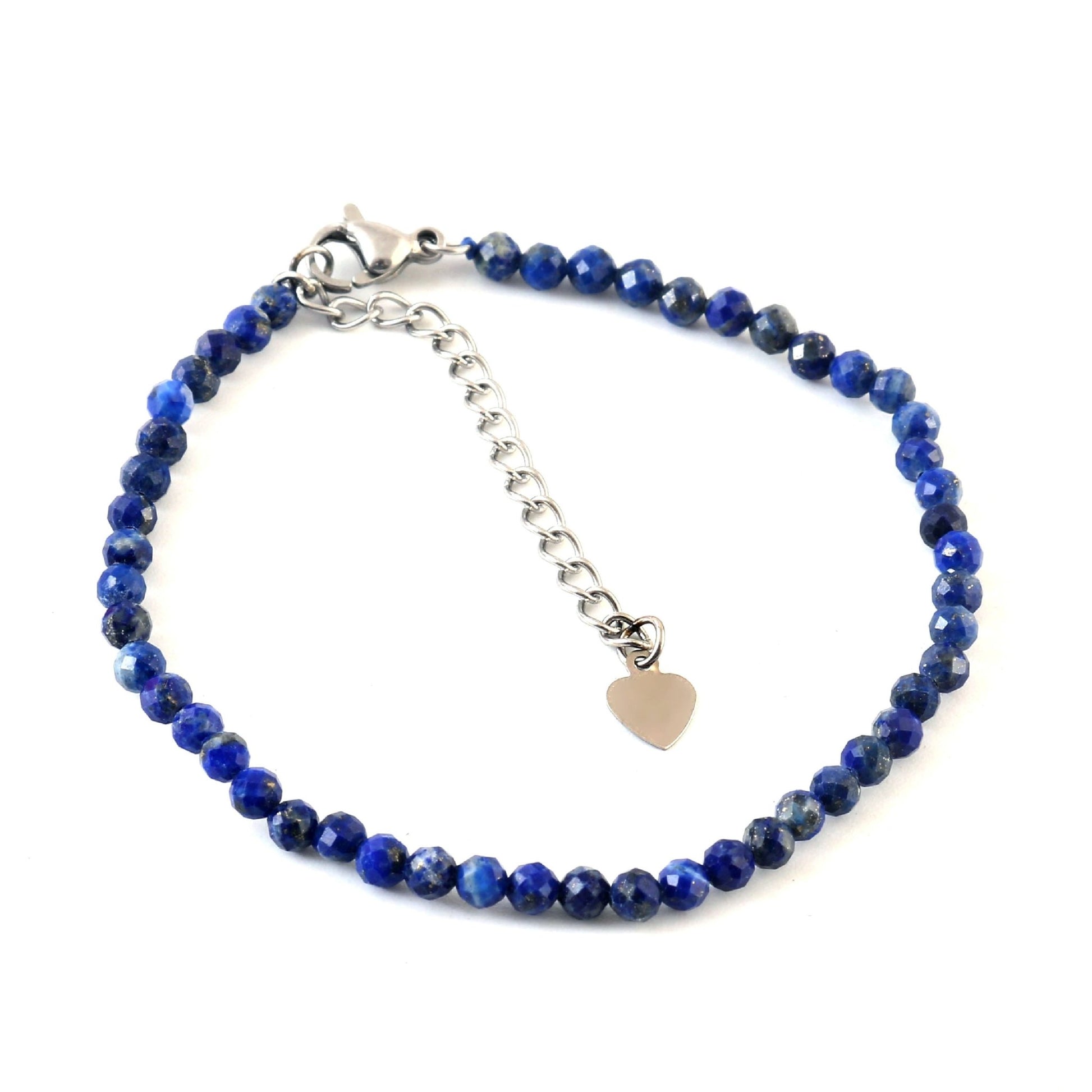 Set of 6 Natural Small Beads Stone (Bracelets) – 3 mm Faceted Crystal Beads (Amethyst, Rose Quartz, Pyrite, Lapis, Green Aventurine & Multi Tourmaline) - GOOD HABITSS