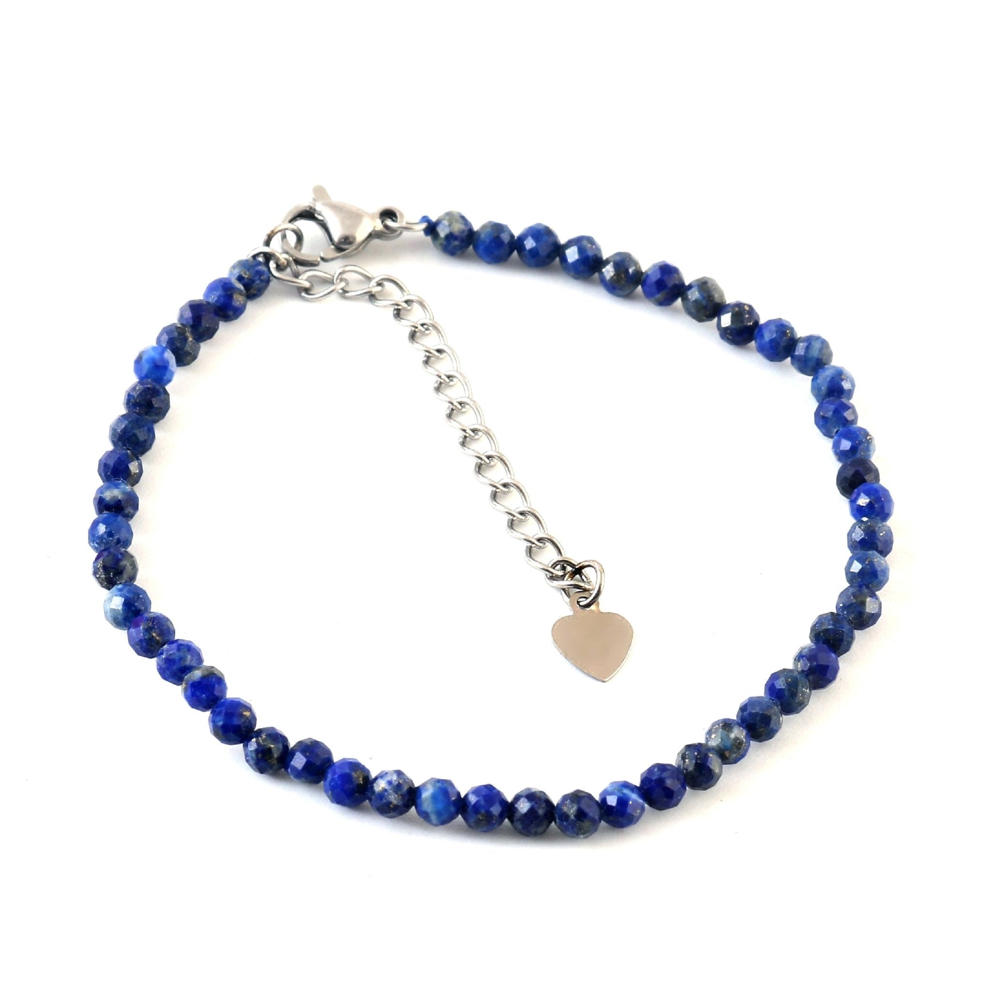 Set of 6 Natural Small Beads Stone (Bracelets) – 3 mm Faceted Crystal Beads (Amethyst, Rose Quartz, Pyrite, Lapis, Green Aventurine & Multi Tourmaline) - GOOD HABITSS
