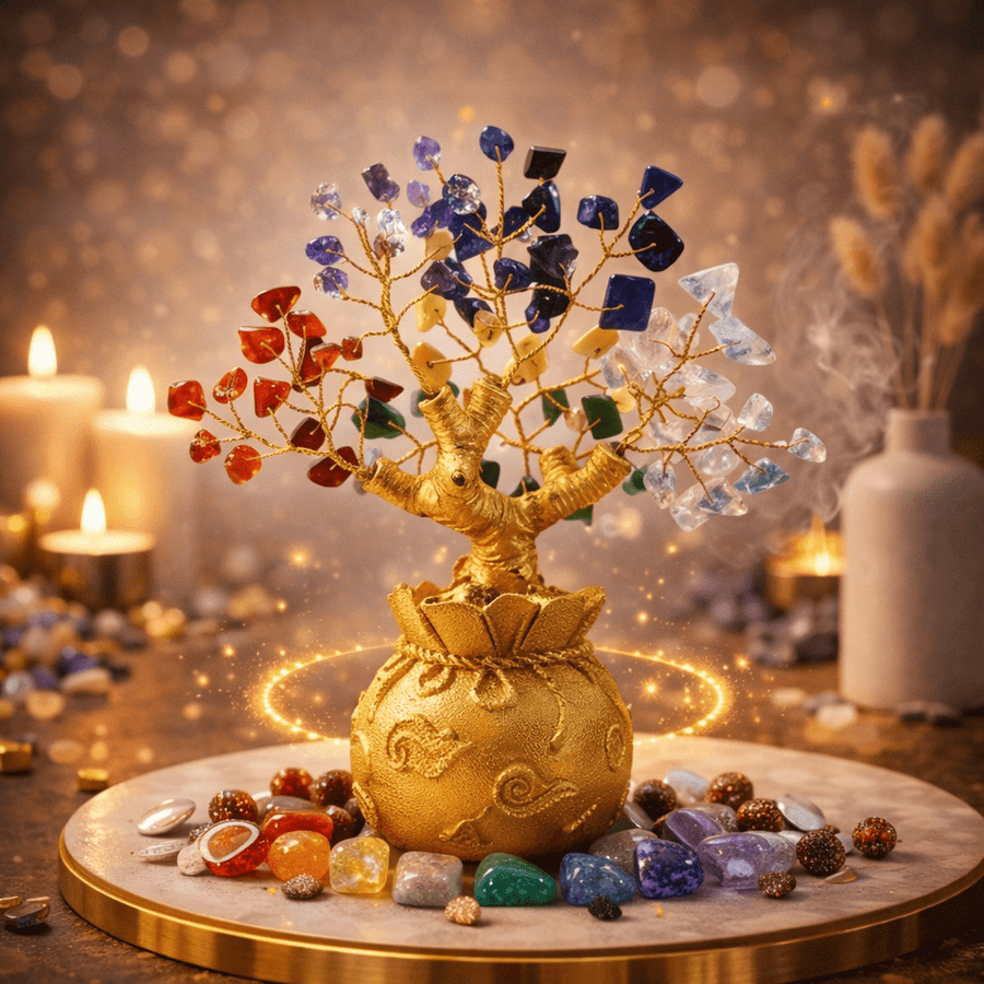 Seven Chakra Pot Tree - GOOD HABITSS