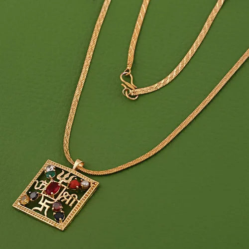Original Rudraksha Gold Plated Pendant