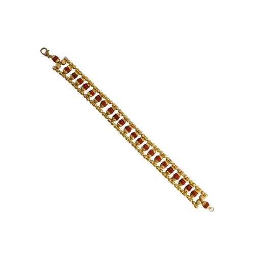 Brass Rudraksha Bracelet