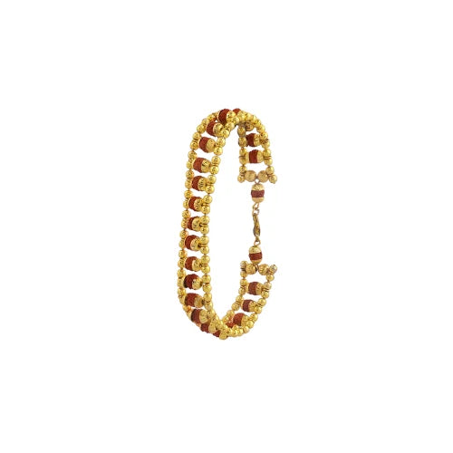 Brass Rudraksha Bracelet