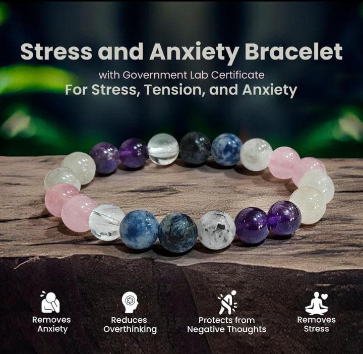 Stress anxiety relief Bracelet (8 MM) - GOOD HABITSS