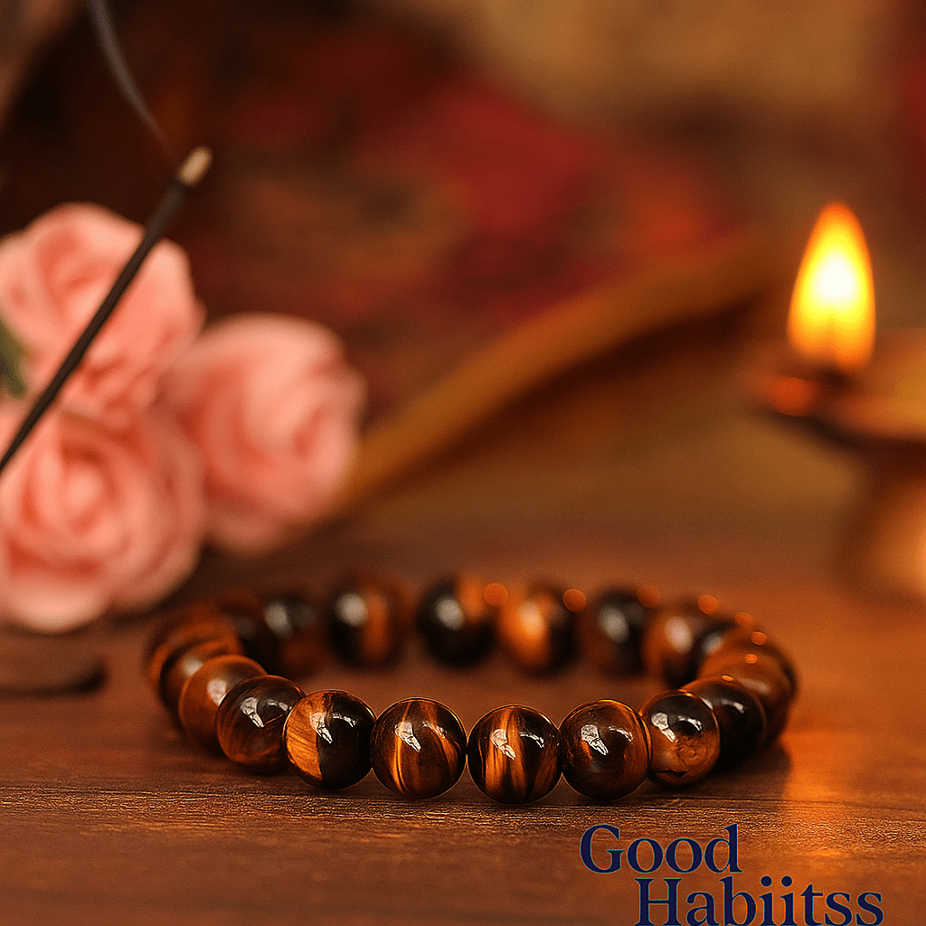 Tiger Eye Beads bracelet - GOOD HABITSS