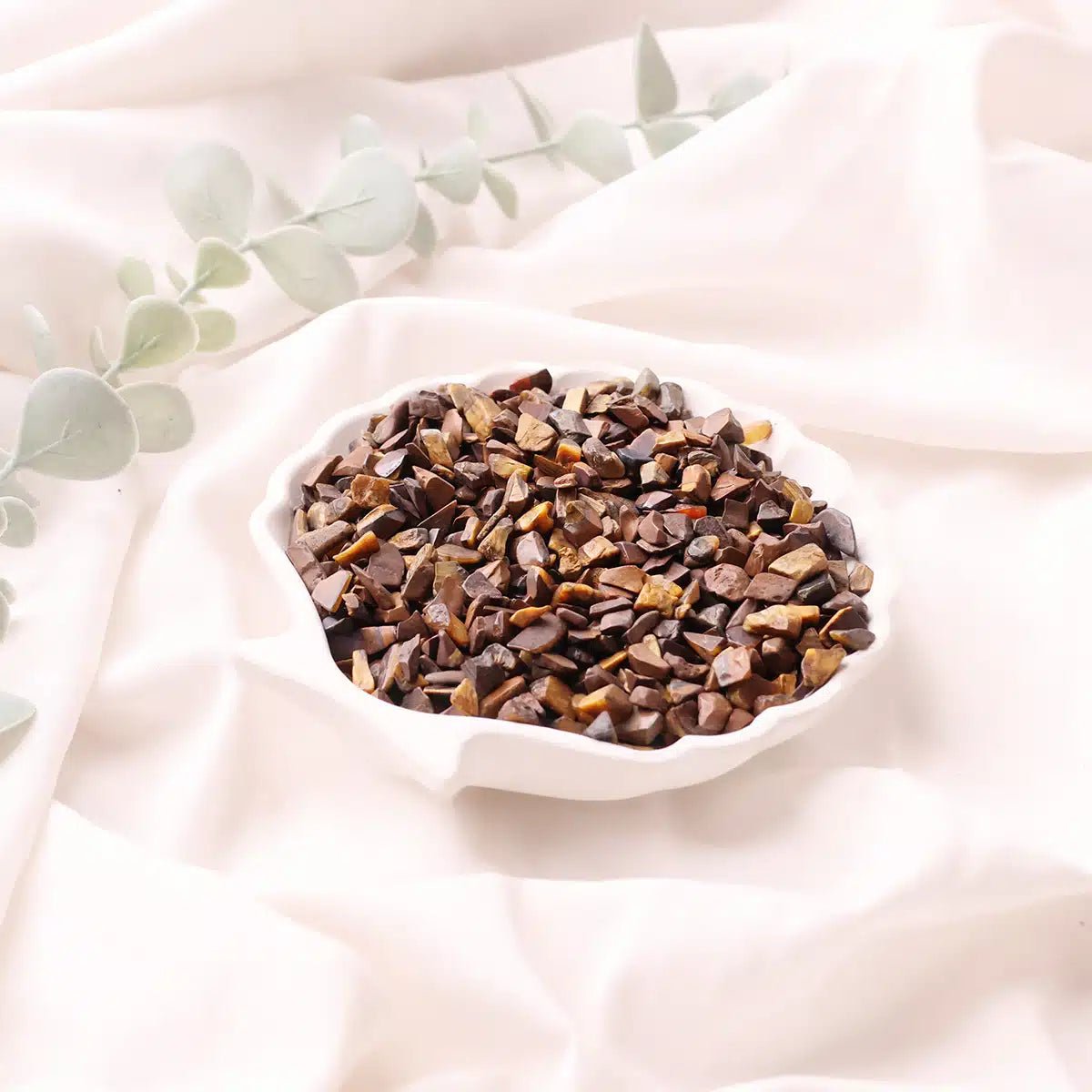 Tiger Eye Chips Stone - GOOD HABITSS