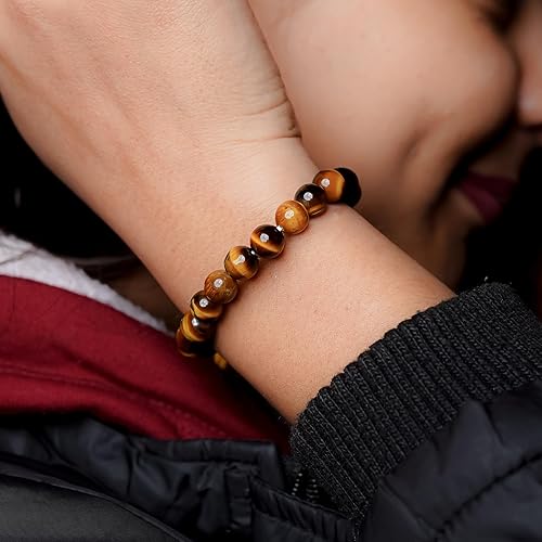 Tiger Eye Healing Bracelet (8 MM) - GOOD HABITSS