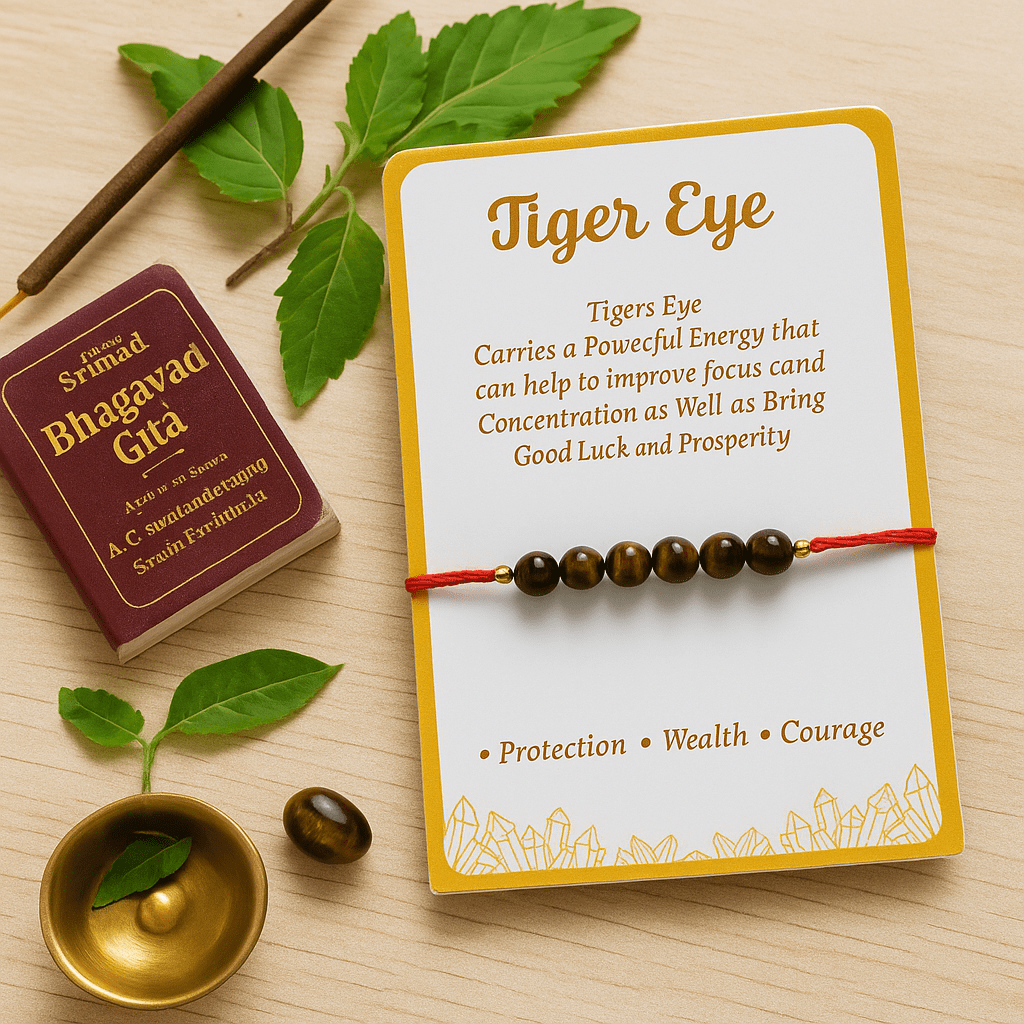Tiger Eye Healing Rakhi - GOOD HABITSS