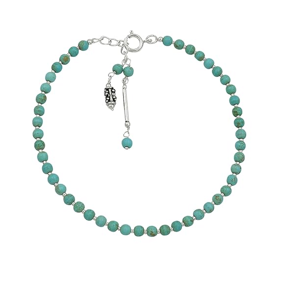 Turquoise Anklet - GOOD HABITSS