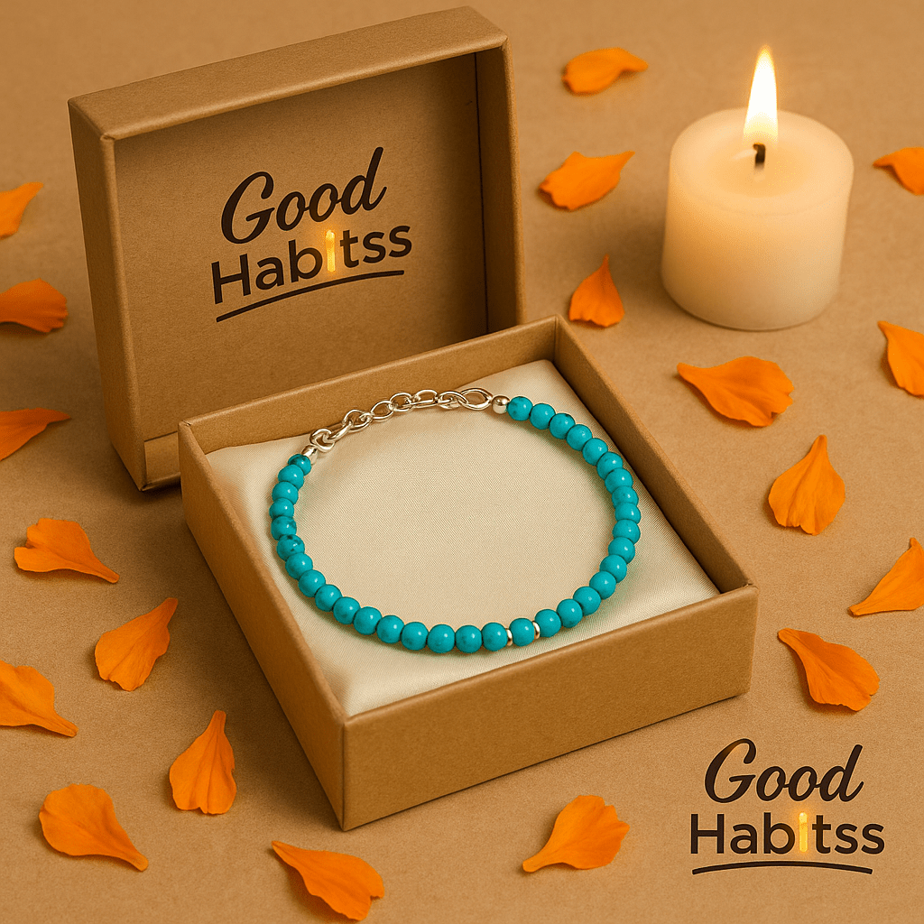 Turquoise Anklet - GOOD HABITSS