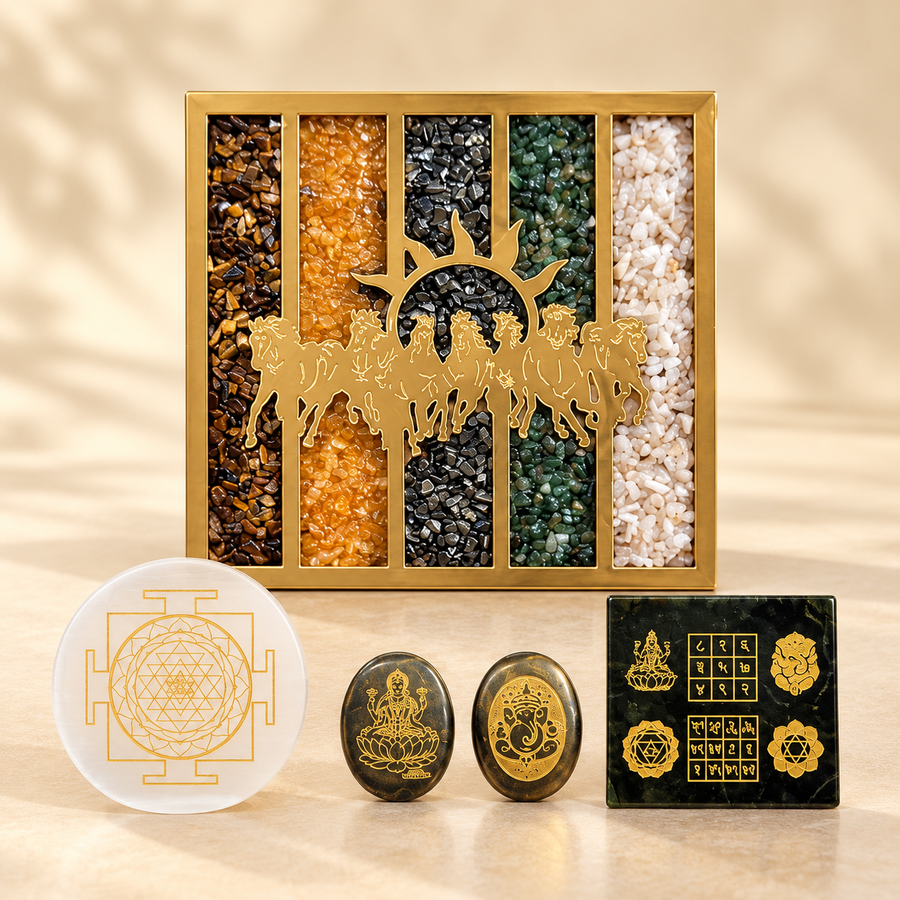 Udaan five-piece seven horses décor combo – view 1
