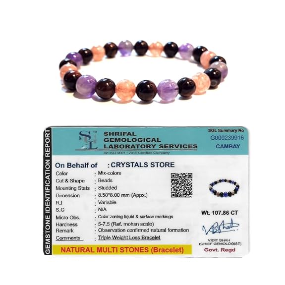 Weight Loss Healing Bracelet (8 MM) - GOOD HABITSS